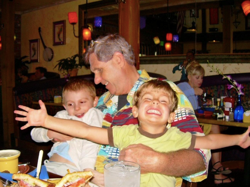 Patrick and Curtis about 6 years ago at O'Charley's Restaurant