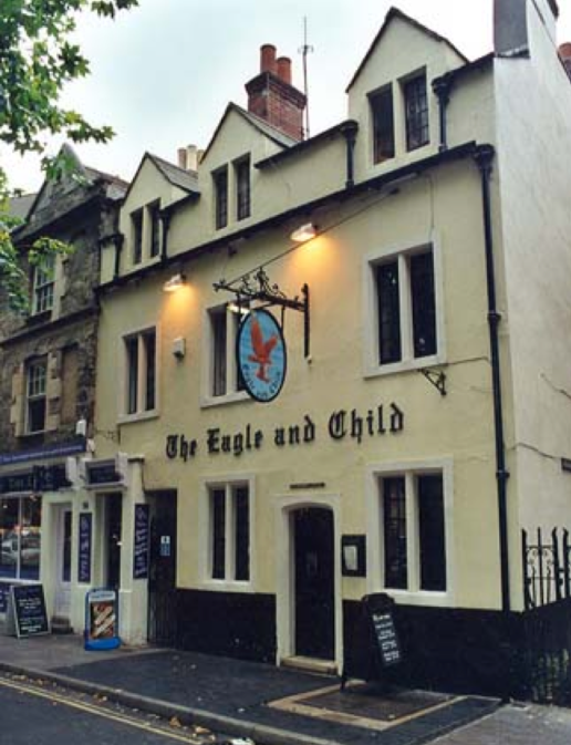 The Eagle and Child - Tuesday morning meeting place of the Inklings including Lewis and Tolkien