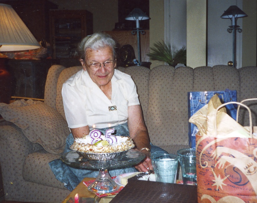 Aunt Ruthie Longenecker's 85th Birthday, 2003